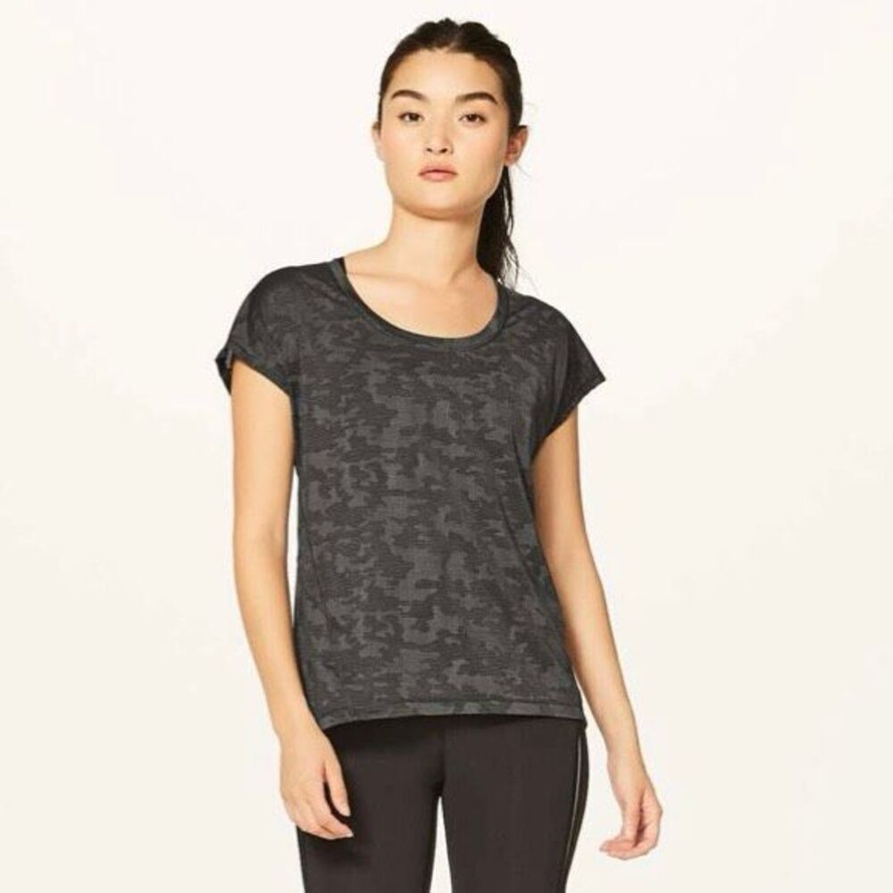 Lululemon Miles Agead Deep Camo Dark Olive Green Size L/14